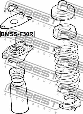 Febest BMSS-F30R - REAR SHOCK ABSORBER SUPPORT www.parts5.com
