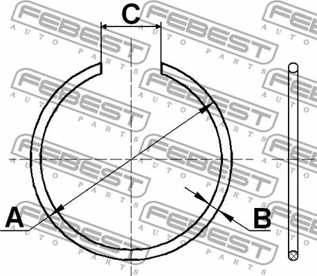 Febest CC-1-29X2 - Mounting Set, drive shaft bellow www.parts5.com