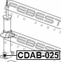 Febest CDAB-025 - Bush, shock absorber www.parts5.com