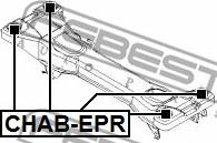 Febest CHAB-EPR - Mounting, axle beam www.parts5.com