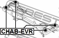 Febest CHAB-EVR - Mounting, axle beam www.parts5.com