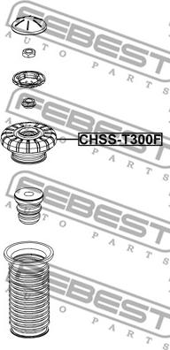 Febest CHSS-T300F - Rulment sarcina suport arc www.parts5.com