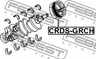 Febest CRDS-GRCH - Kayış kasnağı, krank mili www.parts5.com