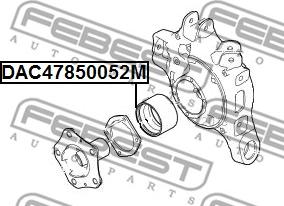 Febest DAC47850052M - Wheel Bearing www.parts5.com