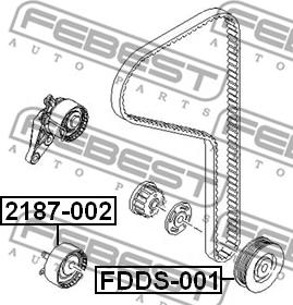 Febest FDDS-001 - Belt Pulley, crankshaft www.parts5.com