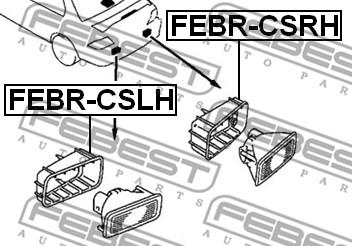 Febest FEBR-CSRH - Frame, fog light www.parts5.com