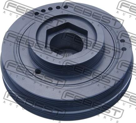 Febest HDS-D16A - Belt Pulley, crankshaft www.parts5.com