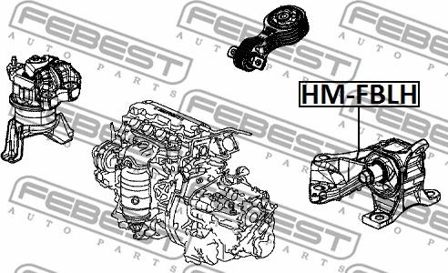 Febest HM-FBLH - Ulożenie motora www.parts5.com