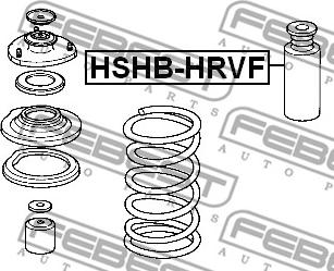 Febest HSHB-HRVF - Zarážka, odpružení www.parts5.com