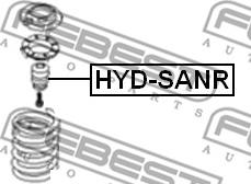 Febest HYD-SANR - Rubber Buffer, suspension www.parts5.com