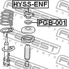 Febest HYSS-ENF - Rulment sarcina suport arc www.parts5.com