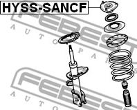 Febest HYSS-SANCF - Top Strut Mounting www.parts5.com