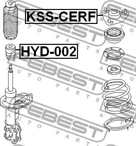 Febest KSS-CERF - Top Strut Mounting www.parts5.com