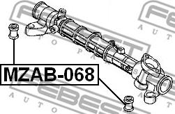 Febest MZAB-068 - Suport, caseta directie www.parts5.com