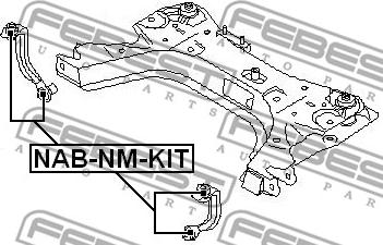 Febest NAB-NM-KIT - Σετ επισκευής, ψαλίδι www.parts5.com