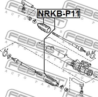 Febest NRKB-P11 - Bellow, steering www.parts5.com