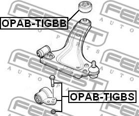 Febest OPAB-TIGBS - Suspensión, Brazo oscilante www.parts5.com