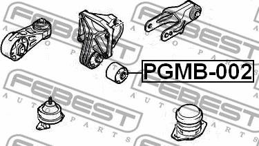 Febest PGMB-002 - Holder, engine mounting www.parts5.com