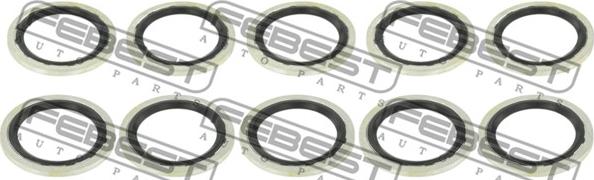 Febest RINGAH-018-PCS10 - Seal Ring, air conditioning system line parts5.com
