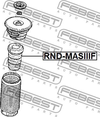 Febest RND-MASIIIF - Omejilni odbojnik, vzmetenje www.parts5.com