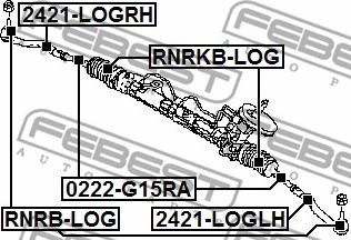 Febest RNRKB-LOG - Φούσκα, σύστημα διεύθυνσης www.parts5.com