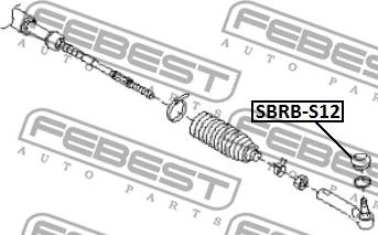 Febest SBRB-S12 - Repair Kit, tie rod end www.parts5.com