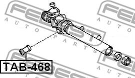 Febest TAB-468 - Mounting, steering gear www.parts5.com