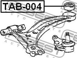 Febest TAB-004 - Suport,trapez www.parts5.com