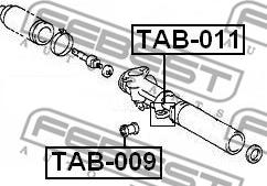 Febest TAB-011 - Mounting, steering gear www.parts5.com