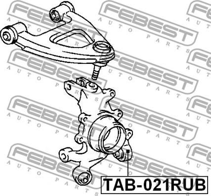 Febest TAB-021RUB - Suport,trapez www.parts5.com