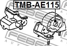 Febest TMB-AE115 - Holder, engine mounting www.parts5.com