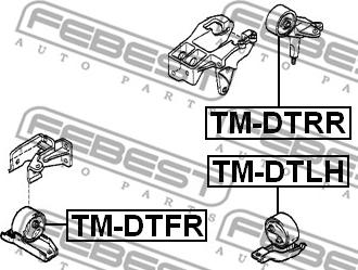 Febest TM-DTRR - Suport motor www.parts5.com