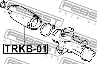 Febest TRKB-01 - Fuelle, dirección www.parts5.com