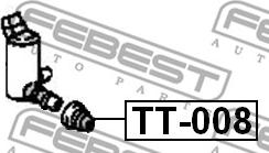 Febest TT-008 - Gasket, washer fluid tank www.parts5.com