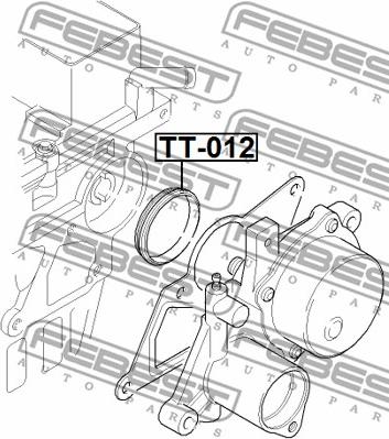 Febest TT-012 - VACUUM PUMP O RING www.parts5.com