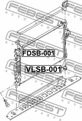 Febest VLSB-001 - Vlezajenje, hladilnik www.parts5.com