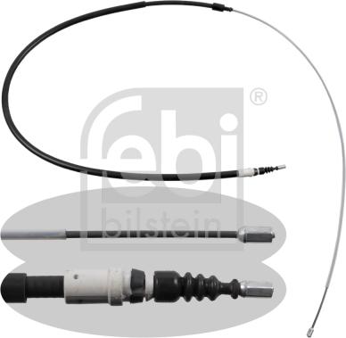 Febi Bilstein 49628 - Cable de accionamiento, freno de estacionamiento www.parts5.com