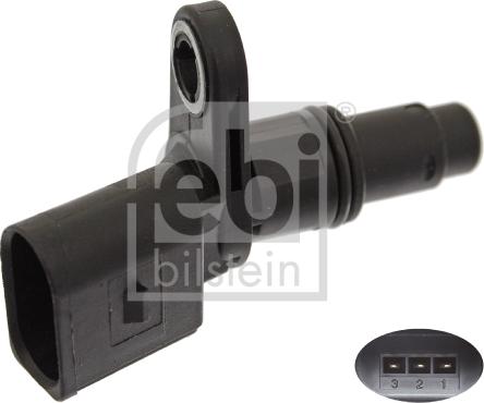 Febi Bilstein 44360 - Sensor, posición arbol de levas parts5.com