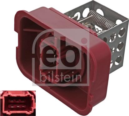 Febi Bilstein 48926 - Resistor, interior blower www.parts5.com