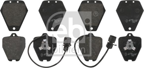 Febi Bilstein 16999 - Brake Pad Set, disc brake parts5.com