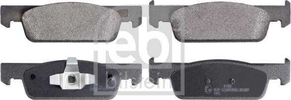 Febi Bilstein 16965 - Brake Pad Set, disc brake www.parts5.com