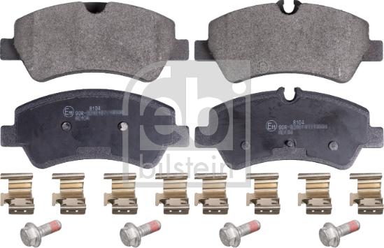 Febi Bilstein 16963 - Brake Pad Set, disc brake www.parts5.com