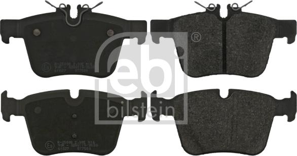 Febi Bilstein 16989 - Set placute frana,frana disc www.parts5.com