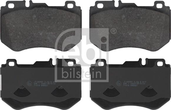 Febi Bilstein 16987 - Set placute frana,frana disc www.parts5.com