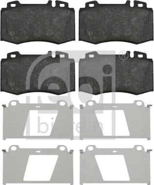 Febi Bilstein 16454 - Brake Pad Set, disc brake www.parts5.com