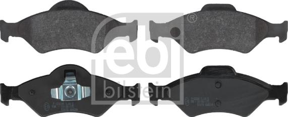 Febi Bilstein 16400 - Brake Pad Set, disc brake parts5.com