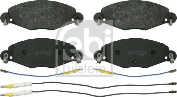 Febi Bilstein 16419 - Set placute frana,frana disc www.parts5.com