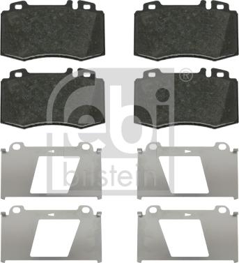 Febi Bilstein 16481 - Brake Pad Set, disc brake www.parts5.com