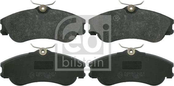 Febi Bilstein 16421 - Sada brzdových destiček, kotoučová brzda www.parts5.com