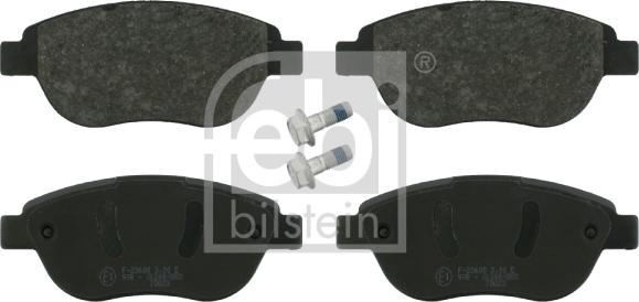 Febi Bilstein 16422 - Тормозные колодки, дисковые, комплект www.parts5.com